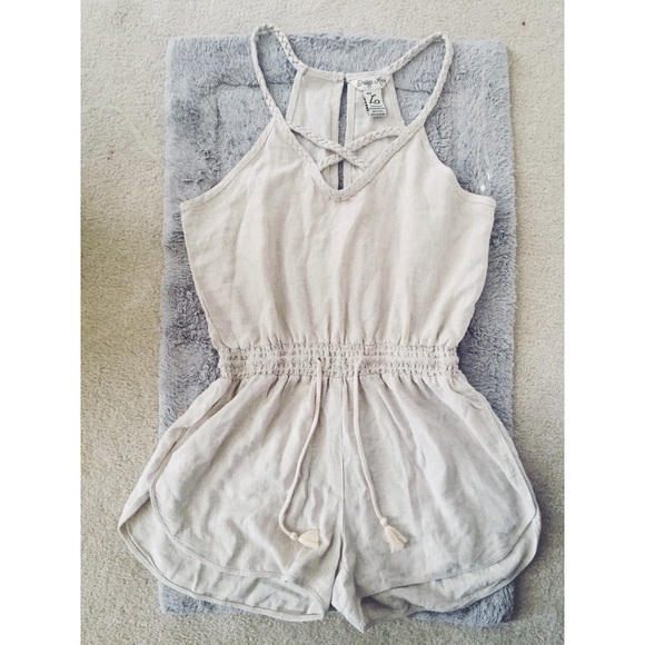 Indigo Rein Khaki Romper 